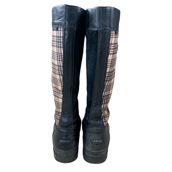 Ariat Windermere Plaid Baker Tall Boots in Black - Woman's 11B - Picture 4 of 14